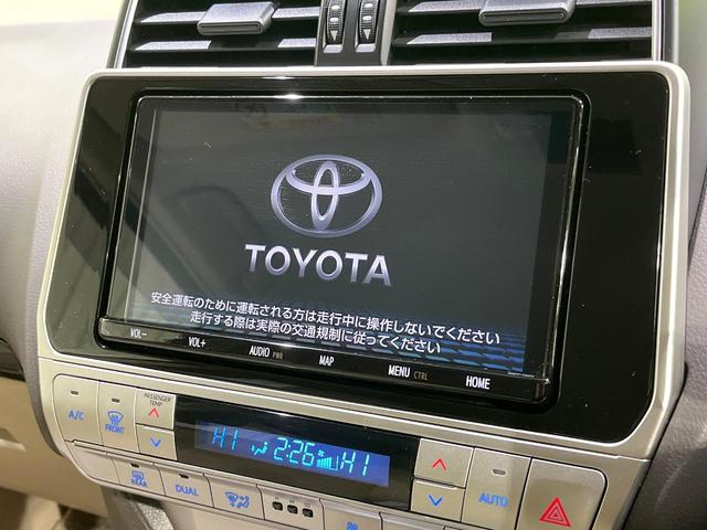 ランドクルーザープラド ＴＸ　寒冷地仕様　純正９型ナビ　トヨタセーフティセンス　レーダークルーズ　ＬＥＤヘッドライト　クリアランスソナー　オートエアコン　スマートエントリー　ＬＥＤフォグランプ（4枚目）