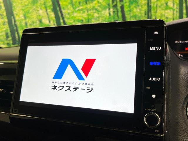 Ｎ－ＢＯＸカスタム Ｇ・Ｌターボホンダセンシング　純正９型ナビ　衝突警報装置　アダプティブクルーズ　両側電動ドア　ＬＥＤヘッドライト　シートヒーター　　ハーフレザーシート　パドルシフト　純正１５インチアルミ　革巻きステアリング（3枚目）