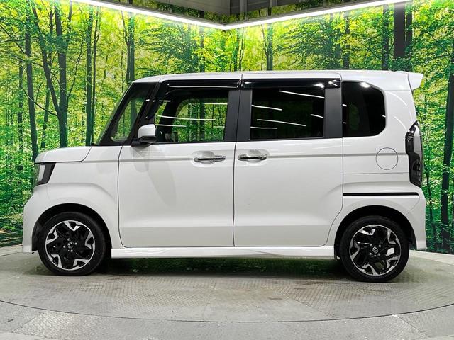 Ｎ－ＢＯＸカスタム Ｇ・Ｌターボホンダセンシング　純正９型ナビ　衝突警報装置　アダプティブクルーズ　両側電動ドア　ＬＥＤヘッドライト　シートヒーター　　ハーフレザーシート　パドルシフト　純正１５インチアルミ　革巻きステアリング（31枚目）