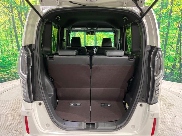 Ｎ－ＢＯＸカスタム Ｇ・Ｌターボホンダセンシング　純正９型ナビ　衝突警報装置　アダプティブクルーズ　両側電動ドア　ＬＥＤヘッドライト　シートヒーター　　ハーフレザーシート　パドルシフト　純正１５インチアルミ　革巻きステアリング（33枚目）