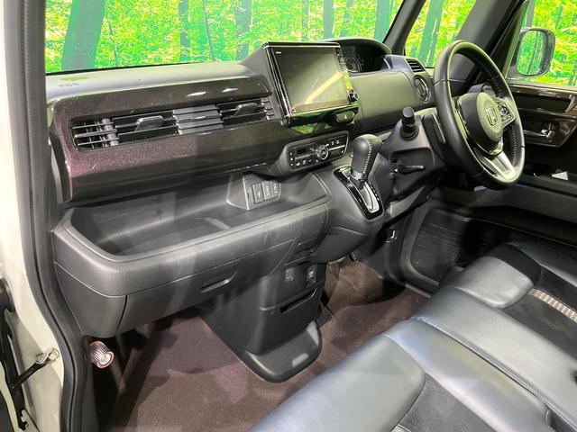 Ｎ－ＢＯＸカスタム Ｇ・Ｌターボホンダセンシング　純正９型ナビ　衝突警報装置　アダプティブクルーズ　両側電動ドア　ＬＥＤヘッドライト　シートヒーター　　ハーフレザーシート　パドルシフト　純正１５インチアルミ　革巻きステアリング（38枚目）