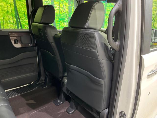 Ｎ－ＢＯＸカスタム Ｇ・Ｌターボホンダセンシング　純正９型ナビ　衝突警報装置　アダプティブクルーズ　両側電動ドア　ＬＥＤヘッドライト　シートヒーター　　ハーフレザーシート　パドルシフト　純正１５インチアルミ　革巻きステアリング（40枚目）