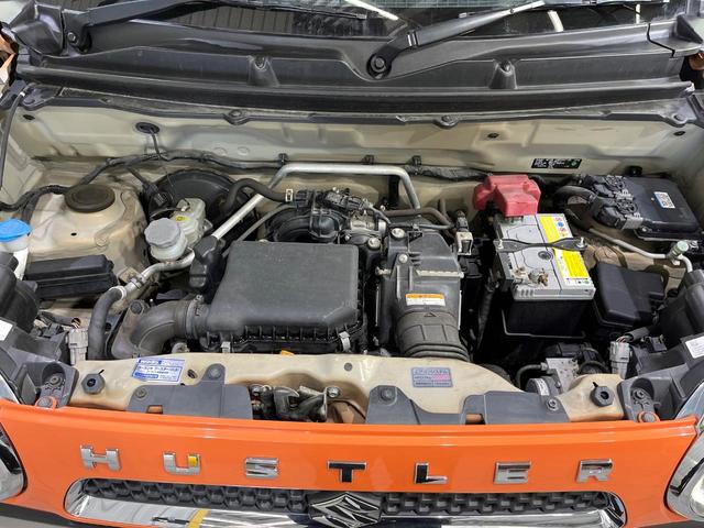 ハスラー Xターボ 2トーンカラー レーダーブレーキサポート カロッツェリアナビ バックカメラ シートヒーター HIDヘッド オートライト ヒルディセントコントロール アイドリングストップ スマートキー(19枚目)