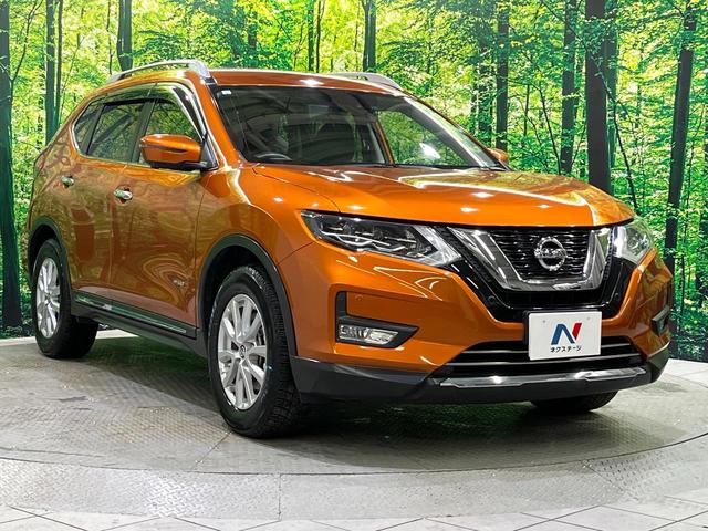 エクストレイル 20X ハイブリッド 後期 プロパイロット 純正ナビ 全周囲カメラ 衝突被害軽減 車線逸脱警報 レーダークルーズ コーナーセンサー LEDヘッド オートライト シートヒーター ETC スマーキー(17枚目)