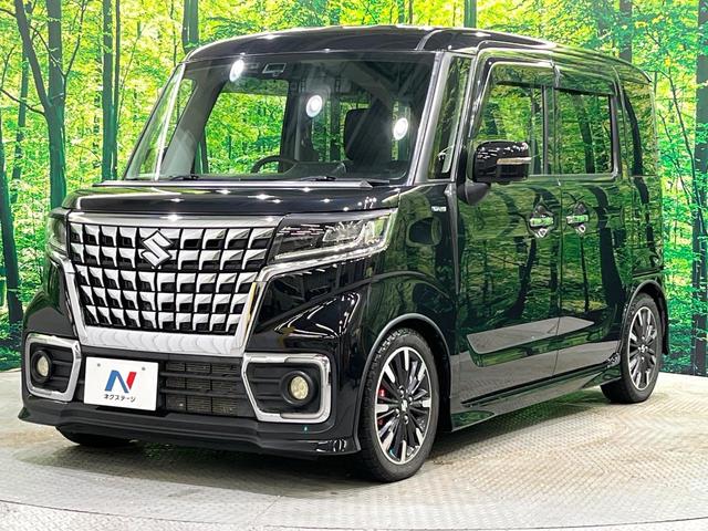 スペーシアカスタム ハイブリッドＸＳターボ　純正８型ナビ　全方位カメラ　両側電動スライド　衝突被害軽減　車線逸脱警報　コーナーセンサー　クルーズコントロール　ＬＥＤヘッド　オートライト　前席シートヒーター　ＥＴＣ　スマートキー（31枚目）