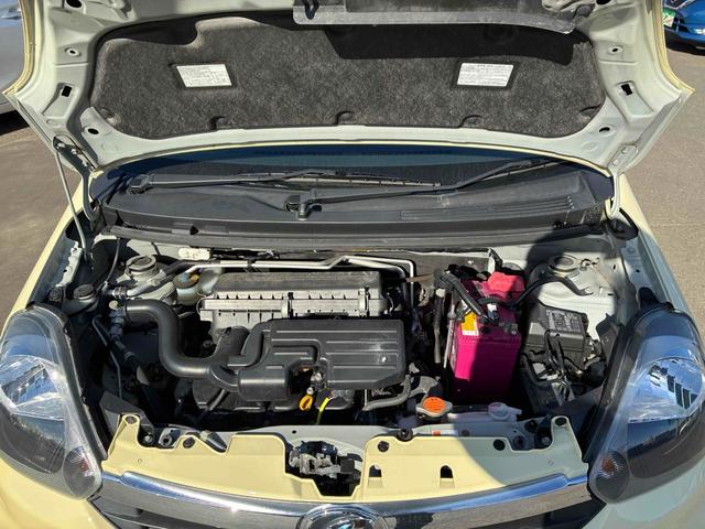 ミライース Ｘｆ　スマートセレクションＳＡ　保証２ヵ月２０００ｋｍ　４ＷＤ　スマートアシスト　Ｂｌｕｅｔｏｏｔｈ接続対応フルセグナビ　バックカメラ　電動格納ミラー　ミラーヒーター　社外アルミホイール　スマートアシスト　冬タイヤ付（28枚目）