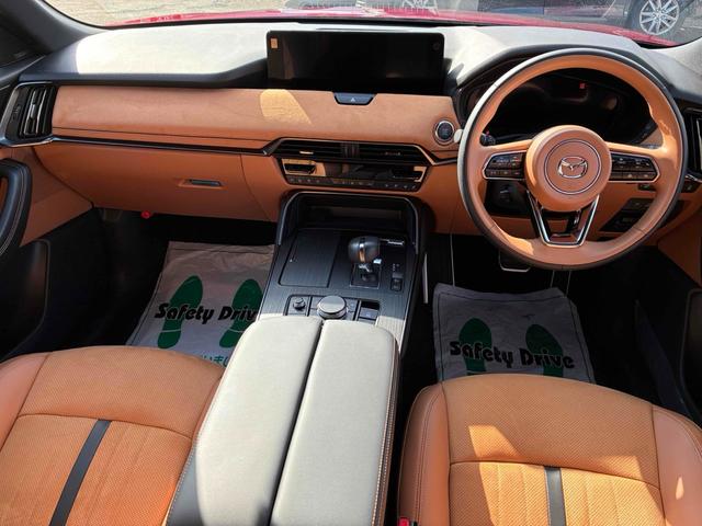ＣＸ－６０ ＸＤ－ハイブリッド　プレミアムスポーツ　保証６ヵ月６０００ｋｍ　４ＷＤ　ハイブリッド　ディーゼルターボ　３，３００ｃｃ　ＨＤＭＩ・Ｂｌｕｅｔｏｏｔｈ接続対応フルセグナビ　全方位カメラ　パーキングセンサー　パワーバックドア　ハンドルヒーター（4枚目）