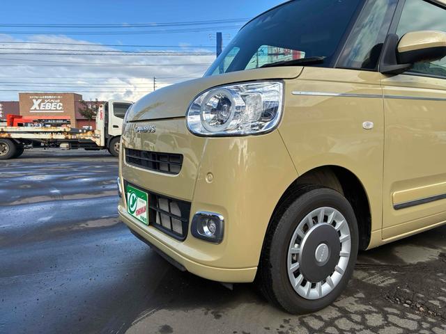 ムーヴキャンバス セオリーＧ　保証２ヵ月２０００ｋｍ　４ＷＤ　衝突被害軽減ブレーキ　Ｂｌｕｅｔｏｏｔｈ接続対応フルセグナビ　バックカメラ　ＬＥＤフォグ＆ヘッドライト　ミラーヒーター　両側電動スライドドア　左右シートヒーター（2枚目）