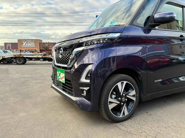 ルークス ハイウェイスター　Ｇターボ　保証２ヵ月２０００ｋｍ　４ＷＤ　衝突被害軽減ブレーキ　ターボ　Ｂｌｕｅｔｏｏｔｈ接続対応フルセグナビ　アラウンドビューモニター　ＬＥＤヘッドライト　電動スライドドア　左右シートヒーター（2枚目）