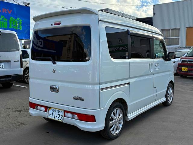 エブリイワゴン ＰＺターボスペシャル　軽キャンピング　ちょいｃａｍ豊　保証２ヵ月２０００ｋｍ　ハイルーフ　４ＷＤ　ＢＴ接続対応フルセグナビ　バックカメラ　ＥＴＣ　オートステップ　両側電動スライドドア　ちょいＣａｍ豊　６００Ｗインバーター　走行充電　外部充電　ＬＥＤ照明（21枚目）