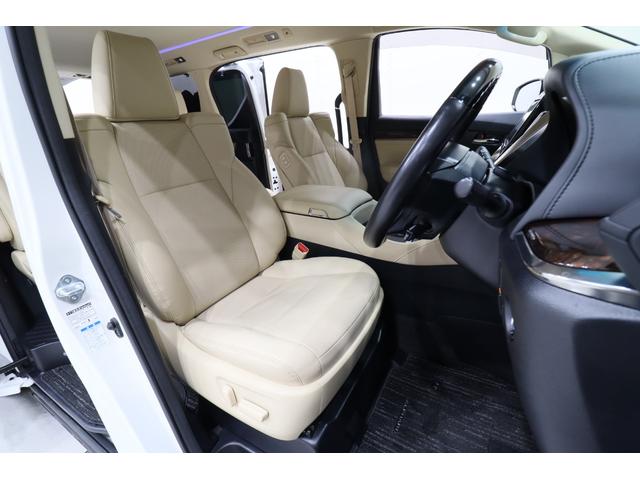 アルファード 2.5G ワンオーナー車 純正9型SDナビ フルセグ 後席モニター トヨタセーフティセンス レザーシート シートヒーター ベンチレーション 両側電動パワースライドドア レフィナーダ20インチAW 寒冷地仕様車(39枚目)