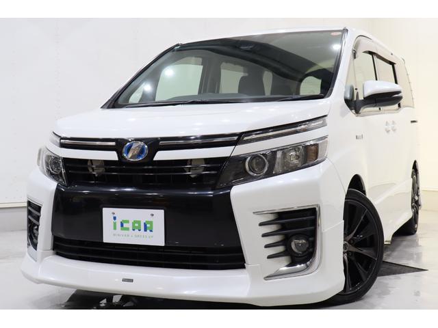 ヴォクシー ハイブリッドZS ワンオーナー車 純正SDナビ 後席モニター トヨタセーフティセンス プリクラッシュセーフティ オートマチックハイビーム レーンディパーチャーアラート バックカメラ ETC リアヒーター 寒冷地仕様車(33枚目)