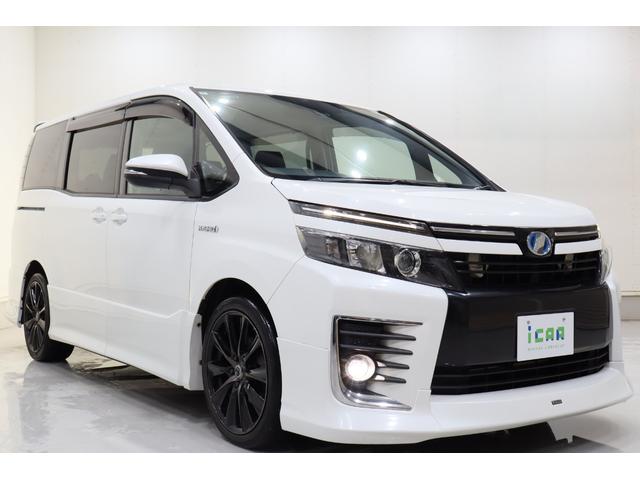 ヴォクシー ハイブリッドZS ワンオーナー車 純正SDナビ 後席モニター トヨタセーフティセンス プリクラッシュセーフティ オートマチックハイビーム レーンディパーチャーアラート バックカメラ ETC リアヒーター 寒冷地仕様車(34枚目)