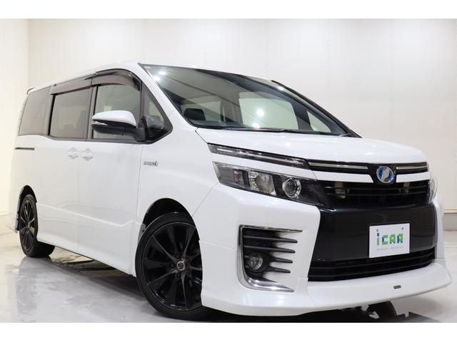 ヴォクシー ハイブリッドZS ワンオーナー車 純正SDナビ 後席モニター トヨタセーフティセンス プリクラッシュセーフティ オートマチックハイビーム レーンディパーチャーアラート バックカメラ ETC リアヒーター 寒冷地仕様車(75枚目)