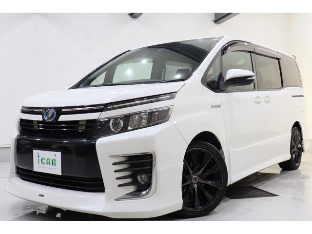 ヴォクシー ハイブリッドZS ワンオーナー車 純正SDナビ 後席モニター トヨタセーフティセンス プリクラッシュセーフティ オートマチックハイビーム レーンディパーチャーアラート バックカメラ ETC リアヒーター 寒冷地仕様車(77枚目)