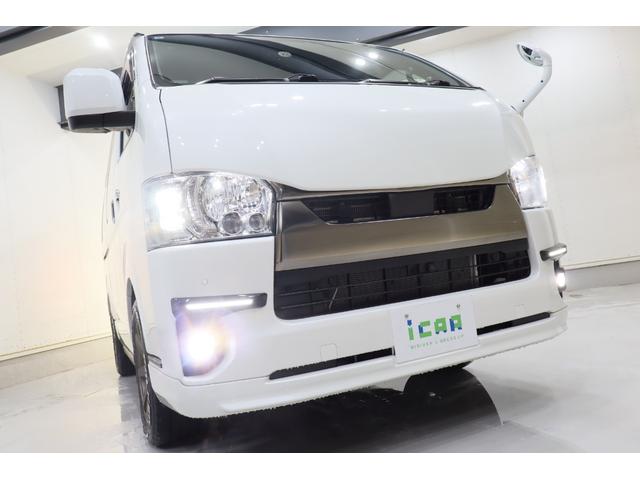 ハイエースバン ロングスーパーＧＬ　ダークプライムＳ　ワンオーナー車　カロッツェリア１０型ディスプレイオーディオ／スピーカー／ウーファー／ツイーター／ドラレコ付デジタルインナーミラー　アラウンドビューモニター　バレンティテール　ギブソン１７ＡＷ　寒冷地（2枚目）