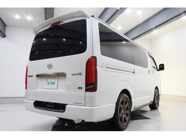 ハイエースバン ロングスーパーＧＬ　ダークプライムＳ　ワンオーナー車　カロッツェリア１０型ディスプレイオーディオ／スピーカー／ウーファー／ツイーター／ドラレコ付デジタルインナーミラー　アラウンドビューモニター　バレンティテール　ギブソン１７ＡＷ　寒冷地（14枚目）