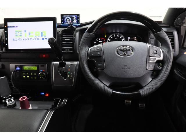 ハイエースバン ロングスーパーＧＬ　ダークプライムＳ　ワンオーナー車　カロッツェリア１０型ディスプレイオーディオ／スピーカー／ウーファー／ツイーター／ドラレコ付デジタルインナーミラー　アラウンドビューモニター　バレンティテール　ギブソン１７ＡＷ　寒冷地（17枚目）