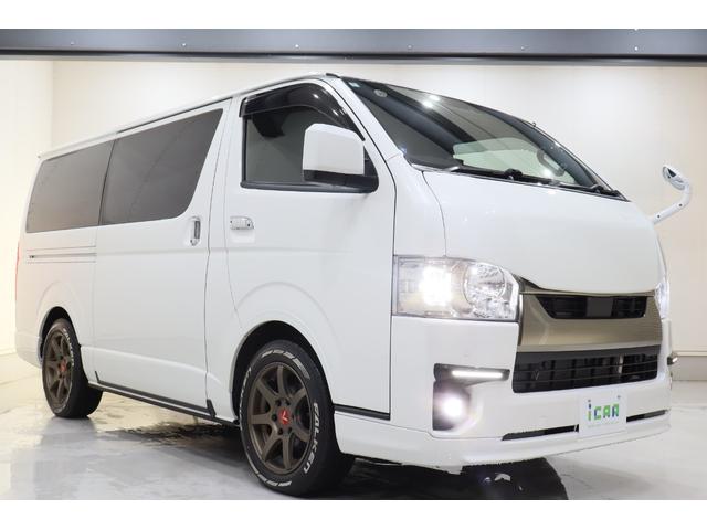 ハイエースバン ロングスーパーＧＬ　ダークプライムＳ　ワンオーナー車　カロッツェリア１０型ディスプレイオーディオ／スピーカー／ウーファー／ツイーター／ドラレコ付デジタルインナーミラー　アラウンドビューモニター　バレンティテール　ギブソン１７ＡＷ　寒冷地（34枚目）