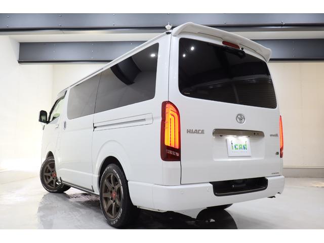 ハイエースバン ロングスーパーＧＬ　ダークプライムＳ　ワンオーナー車　カロッツェリア１０型ディスプレイオーディオ／スピーカー／ウーファー／ツイーター／ドラレコ付デジタルインナーミラー　アラウンドビューモニター　バレンティテール　ギブソン１７ＡＷ　寒冷地（35枚目）