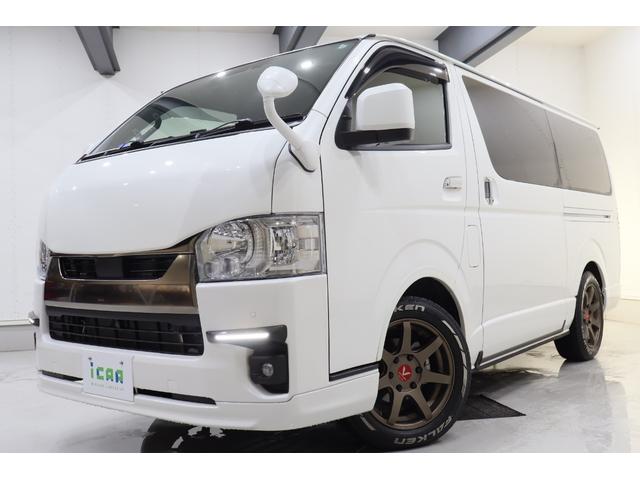 ハイエースバン ロングスーパーＧＬ　ダークプライムＳ　ワンオーナー車　カロッツェリア１０型ディスプレイオーディオ／スピーカー／ウーファー／ツイーター／ドラレコ付デジタルインナーミラー　アラウンドビューモニター　バレンティテール　ギブソン１７ＡＷ　寒冷地（73枚目）