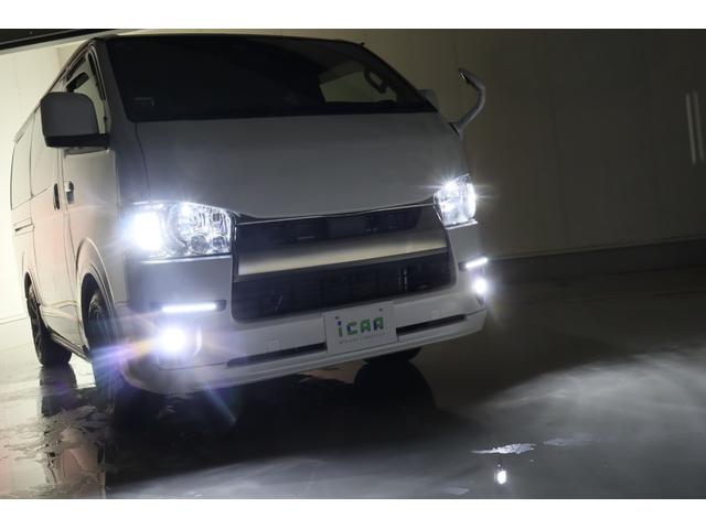 ハイエースバン ロングスーパーＧＬ　ダークプライムＳ　ワンオーナー車　カロッツェリア１０型ディスプレイオーディオ／スピーカー／ウーファー／ツイーター／ドラレコ付デジタルインナーミラー　アラウンドビューモニター　バレンティテール　ギブソン１７ＡＷ　寒冷地（80枚目）
