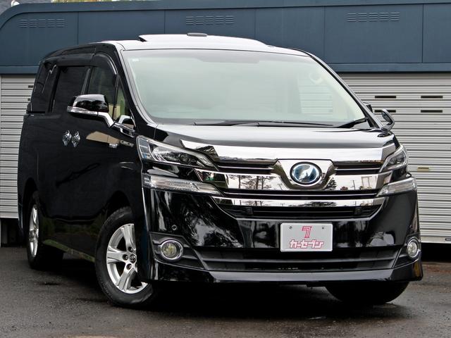 ヴェルファイアハイブリッド X Wサンルーフ フリップダウンモニター BIGx9型ナビ 両側パワースライドドア レーダークルーズ プリクラッシュ クリアランスソナー 1500W電源 7人乗 LEDヘッドライト ETC(4枚目)