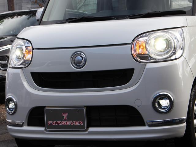 ムーヴキャンバス Ｇメイクアップリミテッド　ＳＡＩＩＩ　両側パワースライド　パノラマモニター　ナビ　諸突回避支援　車線逸脱警報　誤発進抑制　先行車発進アラーム　ＬＥＤヘッド　４ＷＤ　禁煙車（5枚目）