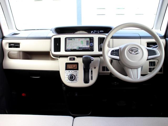 ムーヴキャンバス Ｇメイクアップリミテッド　ＳＡＩＩＩ　両側パワースライド　パノラマモニター　ナビ　諸突回避支援　車線逸脱警報　誤発進抑制　先行車発進アラーム　ＬＥＤヘッド　４ＷＤ　禁煙車（6枚目）