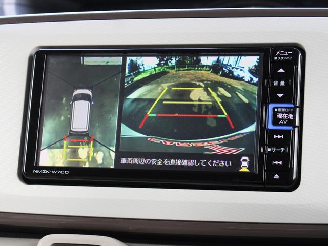 ムーヴキャンバス Ｇメイクアップリミテッド　ＳＡＩＩＩ　両側パワースライド　パノラマモニター　ナビ　諸突回避支援　車線逸脱警報　誤発進抑制　先行車発進アラーム　ＬＥＤヘッド　４ＷＤ　禁煙車（9枚目）