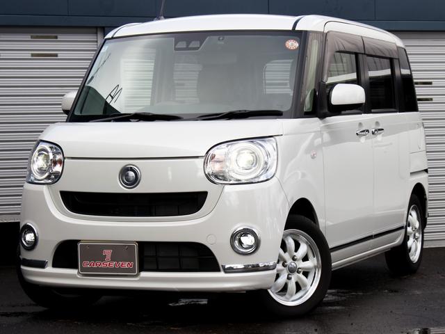 ムーヴキャンバス Ｇメイクアップリミテッド　ＳＡＩＩＩ　両側パワースライド　パノラマモニター　ナビ　諸突回避支援　車線逸脱警報　誤発進抑制　先行車発進アラーム　ＬＥＤヘッド　４ＷＤ　禁煙車（22枚目）