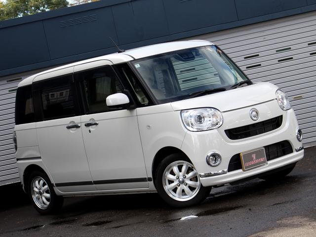 ムーヴキャンバス Ｇメイクアップリミテッド　ＳＡＩＩＩ　両側パワースライド　パノラマモニター　ナビ　諸突回避支援　車線逸脱警報　誤発進抑制　先行車発進アラーム　ＬＥＤヘッド　４ＷＤ　禁煙車（23枚目）