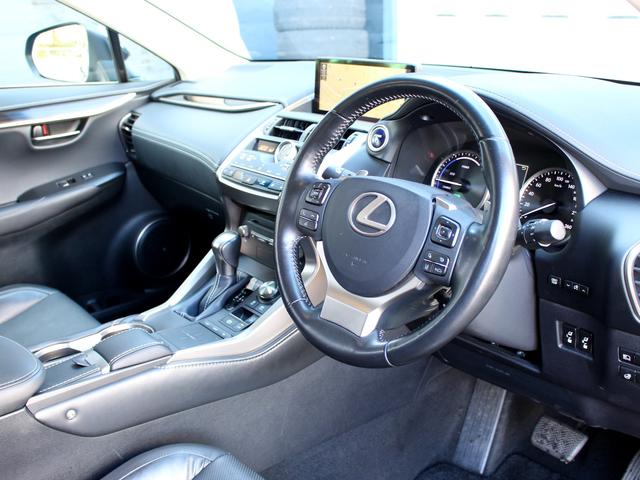 NX NX300h バージョンL 後期型 セーフティシステム+ ブラインドスポットモニター パノラミックビューモニター パワーバックドア シートベンチレーション レーダークルーズ AC100V 三眼LEDヘッドライト 2列目電動シート(25枚目)