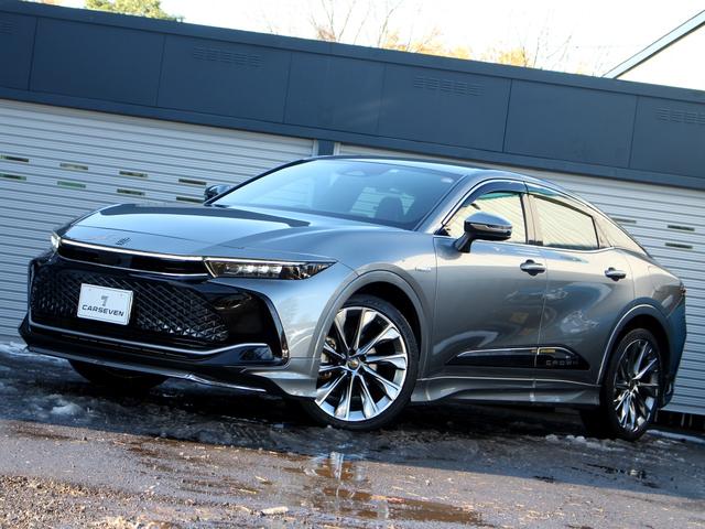 クラウンクロスオーバー Gアドバンスド・レザーパッケージ 寒冷地 モデリスタエアロ セーフティセンス パノラミックビューモニター ブラインドスポットモニター 4眼LEDヘッドライト 21インチアルミ シートベンチレーション パワートランク 12.3型ナビ(3枚目)