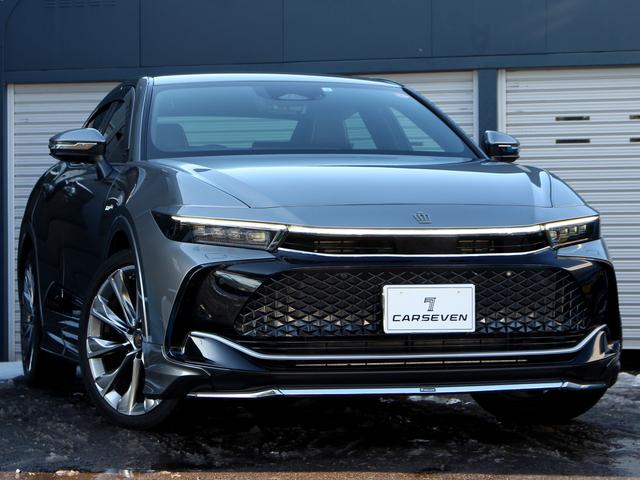 クラウンクロスオーバー Gアドバンスド・レザーパッケージ 寒冷地 モデリスタエアロ セーフティセンス パノラミックビューモニター ブラインドスポットモニター 4眼LEDヘッドライト 21インチアルミ シートベンチレーション パワートランク 12.3型ナビ(4枚目)