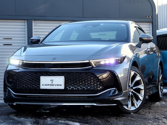 クラウンクロスオーバー Gアドバンスド・レザーパッケージ 寒冷地 モデリスタエアロ セーフティセンス パノラミックビューモニター ブラインドスポットモニター 4眼LEDヘッドライト 21インチアルミ シートベンチレーション パワートランク 12.3型ナビ(22枚目)