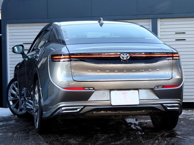 クラウンクロスオーバー Gアドバンスド・レザーパッケージ 寒冷地 モデリスタエアロ セーフティセンス パノラミックビューモニター ブラインドスポットモニター 4眼LEDヘッドライト 21インチアルミ シートベンチレーション パワートランク 12.3型ナビ(46枚目)