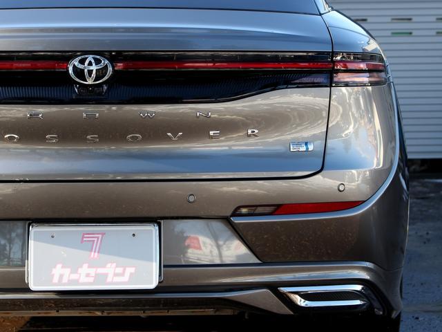 クラウンクロスオーバー Gアドバンスド・レザーパッケージ 寒冷地 モデリスタエアロ セーフティセンス パノラミックビューモニター ブラインドスポットモニター 4眼LEDヘッドライト 21インチアルミ シートベンチレーション パワートランク 12.3型ナビ(52枚目)