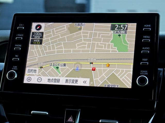 カムリ Gレザーパッケージ 寒冷地 セーフティセンス ブラインドスポットモニター ヘッドアップディスプレイ レーダークルーズ シートヒーター パワーシート 純正9型ナビ バックカメラ AC100V ETC2.0(8枚目)