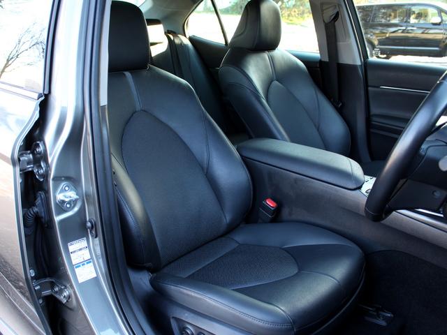 カムリ Gレザーパッケージ 寒冷地 セーフティセンス ブラインドスポットモニター ヘッドアップディスプレイ レーダークルーズ シートヒーター パワーシート 純正9型ナビ バックカメラ AC100V ETC2.0(15枚目)