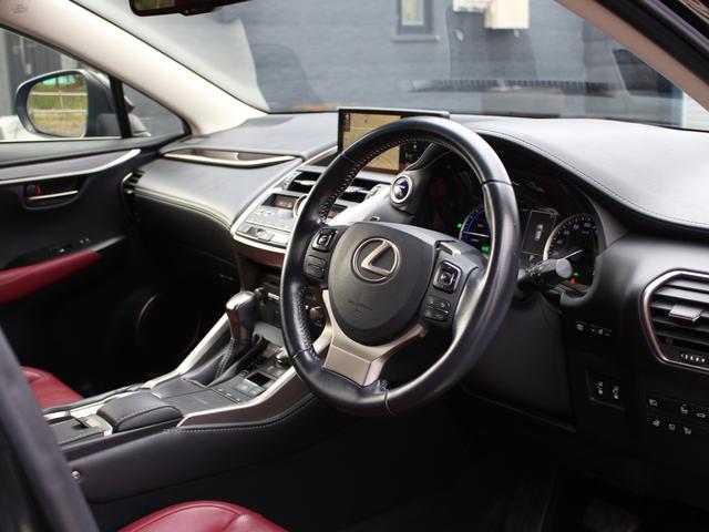 NX NX300h バージョンL モデリスタ M’zSPEED20インチAW セーフティシステム+ ブラインドスポットモニター ヘッドアップディスプレイ パワーバックドア パノラミックビューモニター シートベンチレーション 三眼LED(25枚目)