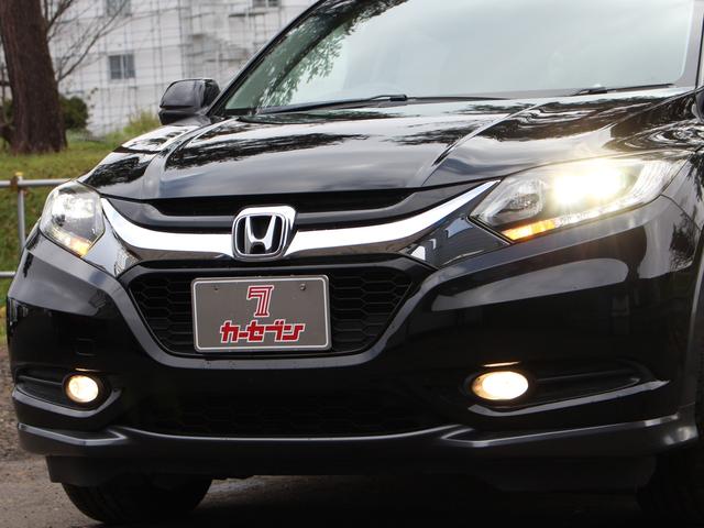 ヴェゼル ハイブリッドＸ・Ｌパッケージ　シティブレーキアクティブシステム　クルーズコントロール　ナビ　バックカメラ　社外１８ＡＷ　ＬＥＤヘッドライト　ルーフレール　シートヒーター　ワイパーデアイサー　ミラーヒーター　ＥＴＣ（5枚目）