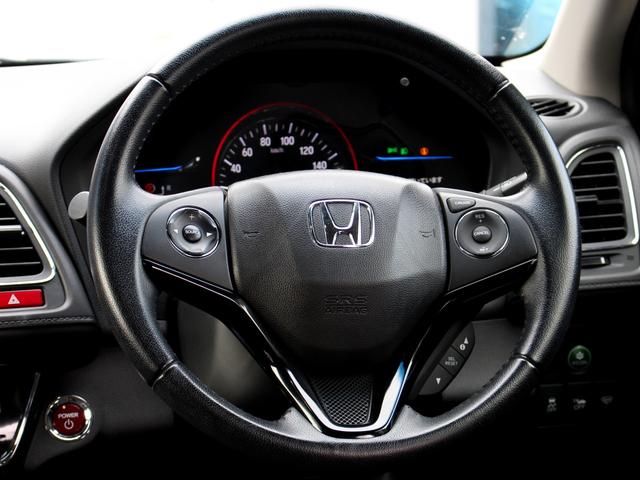 ヴェゼル ハイブリッドＸ・Ｌパッケージ　シティブレーキアクティブシステム　クルーズコントロール　ナビ　バックカメラ　社外１８ＡＷ　ＬＥＤヘッドライト　ルーフレール　シートヒーター　ワイパーデアイサー　ミラーヒーター　ＥＴＣ（7枚目）