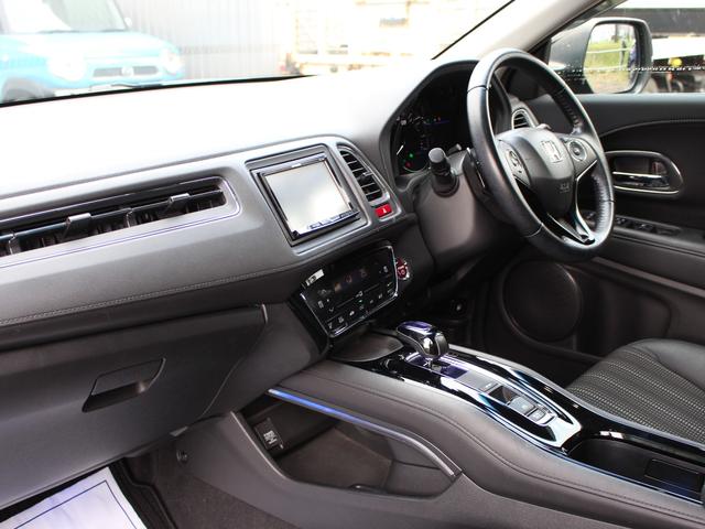 ヴェゼル ハイブリッドＸ・Ｌパッケージ　シティブレーキアクティブシステム　クルーズコントロール　ナビ　バックカメラ　社外１８ＡＷ　ＬＥＤヘッドライト　ルーフレール　シートヒーター　ワイパーデアイサー　ミラーヒーター　ＥＴＣ（27枚目）