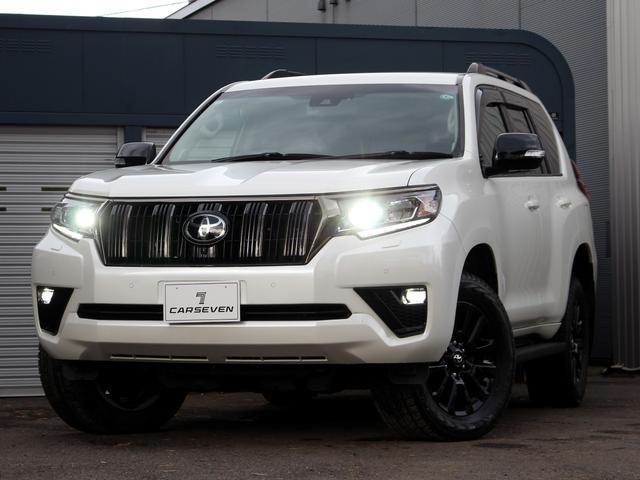 ランドクルーザープラド ＴＸ　Ｌパッケージ・ブラックエディション　寒冷地　後期型　セーフティセンス　純正９型ナビ　マルチテレインモニター　ブラインドスポットモニター　専用Ｒ１８アルミ　ブラックルーフレール　ツインバッテリー　シートベンチレーション　黒革（22枚目）