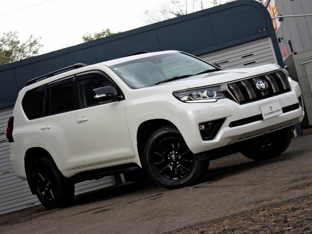 ランドクルーザープラド ＴＸ　Ｌパッケージ・ブラックエディション　寒冷地　後期型　セーフティセンス　純正９型ナビ　マルチテレインモニター　ブラインドスポットモニター　専用Ｒ１８アルミ　ブラックルーフレール　ツインバッテリー　シートベンチレーション　黒革（23枚目）