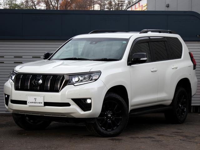 ランドクルーザープラド ＴＸ　Ｌパッケージ・ブラックエディション　寒冷地　後期型　セーフティセンス　純正９型ナビ　マルチテレインモニター　ブラインドスポットモニター　専用Ｒ１８アルミ　ブラックルーフレール　ツインバッテリー　シートベンチレーション　黒革（24枚目）