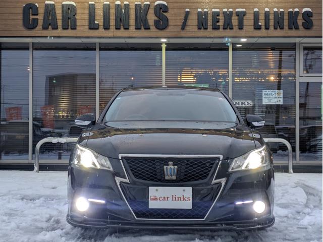 クラウンハイブリッド アスリートS Four ブラックスタイル 4WD ワンオーナー 寒冷地仕様 純正ナビ フルセグTV バックカメラ 社外ハーフスポイラー 車高調 TOMSステア クルーズコントロール シートヒーター パワーシート ETC MTモード(10枚目)