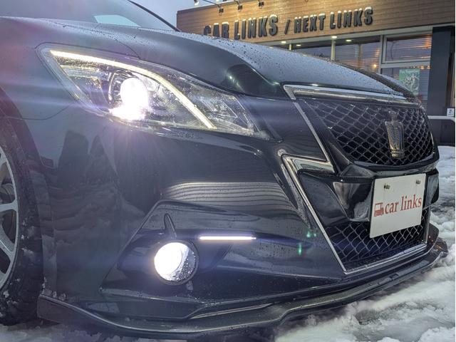 クラウンハイブリッド アスリートS Four ブラックスタイル 4WD ワンオーナー 寒冷地仕様 純正ナビ フルセグTV バックカメラ 社外ハーフスポイラー 車高調 TOMSステア クルーズコントロール シートヒーター パワーシート ETC MTモード(11枚目)