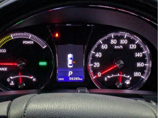 クラウンハイブリッド アスリートS Four ブラックスタイル 4WD ワンオーナー 寒冷地仕様 純正ナビ フルセグTV バックカメラ 社外ハーフスポイラー 車高調 TOMSステア クルーズコントロール シートヒーター パワーシート ETC MTモード(15枚目)